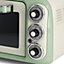 Ariete 97904 Vintage Mini Oven, 18 Litre, 1380 W, Green