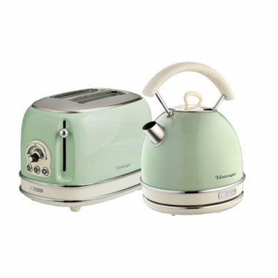 Ariete ARPK11 Vintage Retro Dome Kettle Toaster Set 1.7 Litre