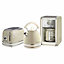 Ariete ARPK13 Vintage Retro Dome Kettle, Toaster & Filter Coffee Machine Set, Beige