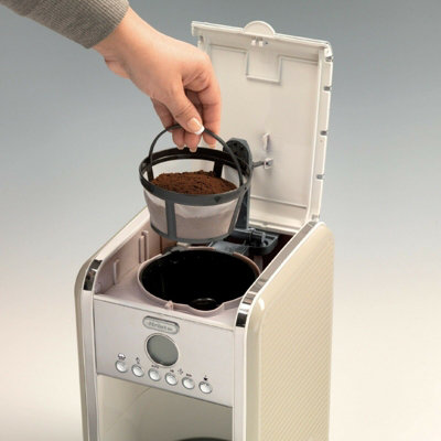 Ariete ARPK7 Vintage Retro Jug Kettle, Toaster & Filter Coffee Machine Set, Beige