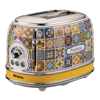 Ariete Positano 1.7L Kettle and 2 Slice Toaster, 360 rotating base ...