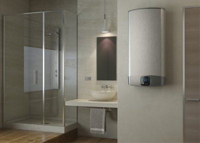 Ariston Velis 80 WIFI Brushed Metal 3kW with Kit 3626308 Unvented Cylinder