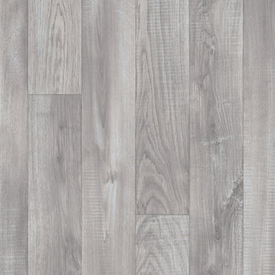 Arizona Grey Silver Wood Effect Vinyl Floor 3m x 3m