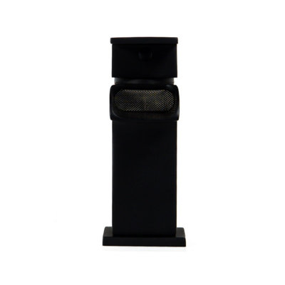 ARKO BATHROOM Black Square Basin Mixer Tap 54 x 138mm, with Pop Up Waste, Modern Waterfall Design for Bathroom Sink