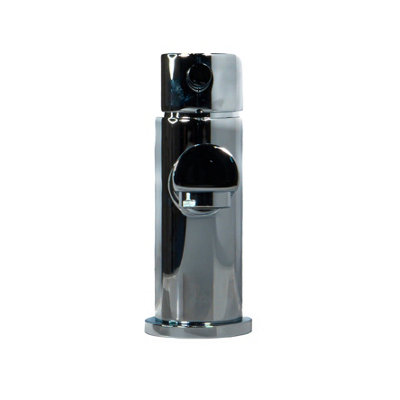 ARKO Bathroom Sink Tap,  Contemporary  Monobolic Basin Mixer Tap,  with Single Lever Handle with Clicker Waste,CHROME
