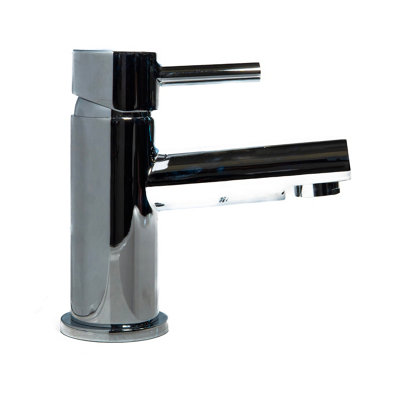 ARKO Bathroom Sink Tap,  Contemporary  Monobolic Basin Mixer Tap,  with Single Lever Handle with Clicker Waste,CHROME