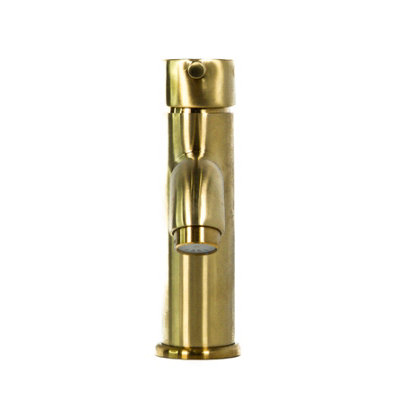 ARKO Bathroom Sink Tap,, with Single Lever Handle with Pop Up Waste, Single Lever Temperature Control  Basin Mixer Tap,BRASS