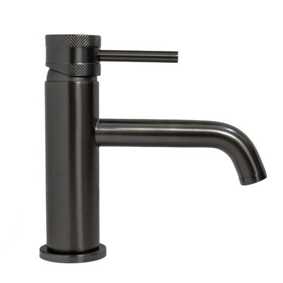 ARKO Monobloc Bathroom Sink Taps,Lead Free Basin Mixer Taps with Single Lever,BLACK