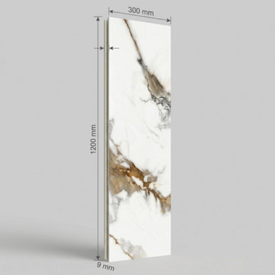 ARKO Solid Core Tile Panels, Waterproof Wall Panels, Bathroom Wall ...