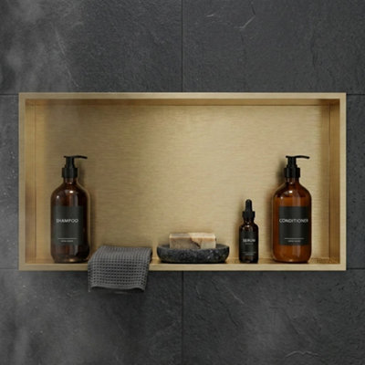 ARKO Stainless Steel Shower Niche Wall Insert, Bathroom Shower Storage ...