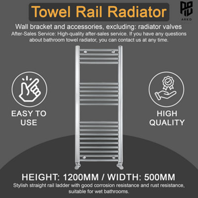 ARKO Towel radiator, Heated towel rails,Wall Mounted ladder radiators ...