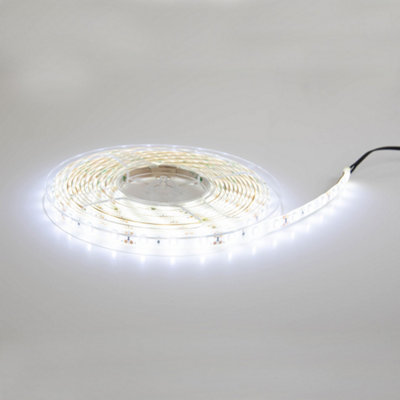 Arlec 3metre 3mtr Cool White Ice LED Strip Light Rope Light IP65 Indoor UK Plug Mains Powered Flexible Self Adhesive Low Voltage