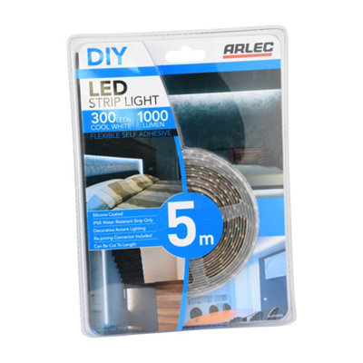 Arlec 5metre 5mtr Cool White Ice LED Strip Light Rope Light IP65 Indoor ...