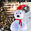 Arlec 6FT Disco Christmas Bear Inflatable