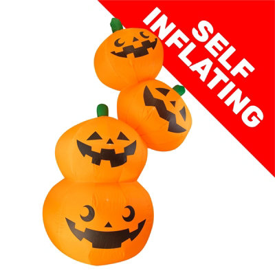 Arlec 6ft Four Halloween Pumpkin Inflatable Price Comparisons | Compare The Build