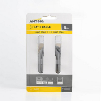 Arlec Antsig Cat 6 Cable - 3 metres in length