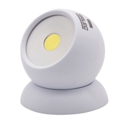 Arlec Cool White Directional Battery Night Light Nightlight Safety Torch Easy Magnetic Portable 5mtr range Integrated