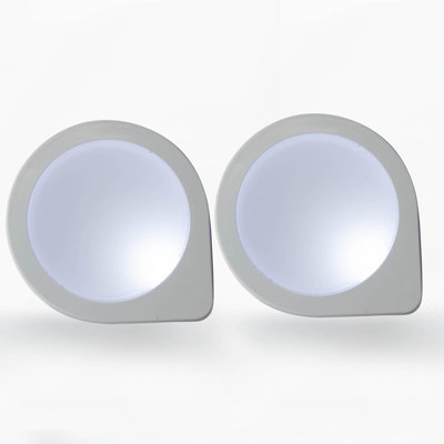 Arlec Cool White Mini Q Shaped Light White - 2 Pack