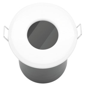 Arlec Fixed Fire Rated IP65 Single Downlight White Finish