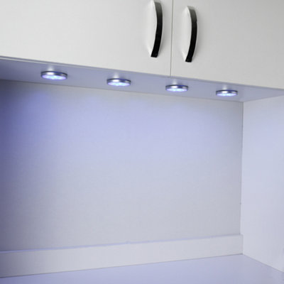 Arlec LED Puck Lights X4 - Multi Coloured