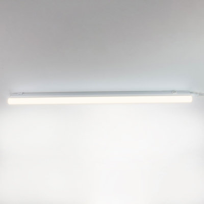 Arlec Linkable 8W LED Bar Strip Light - Warm White Slim Profile UK Plug Mains Powered Under Cabinet Cupboard Wardrobe Kitchen