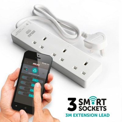 Arlec smart socket 3-gang, 3-metre