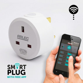 Arlec Smart WiFi plug with free Grid Connect app.