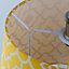 Arlec Verve Design Taper Yellow Cotton Shade 28cm
