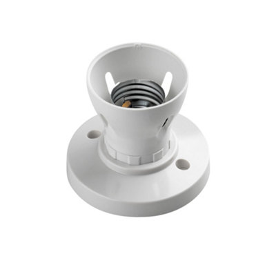 Arlec White Pendant Lamp Holder Lampholder E27 for Edison Screw Cap Light Bulb