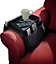 Arm Rest Organiser - Sofa, Couch or Armchair Caddy with 6 Pockets & Tray for Remote Control, Glasses, Newspaper, Drink or Snacks