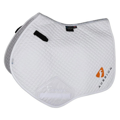 ARMA Aubrion Logo Horse Jumping Saddlepad White (17in - 18in) Price Comparisons | Compare The Build