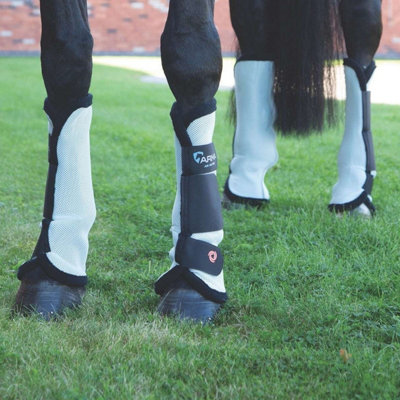 ARMA Horse Fly Turnout Socks (Pack of 4) Black (Full)