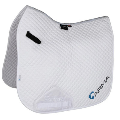 ARMA Logo Dressage Horse Saddlepad White (17in - 18in) Price Comparisons | Compare The Build