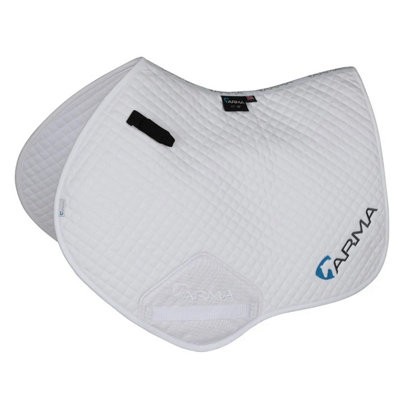 ARMA Logo Horse Jumping Saddlepad White (17cm - 18cm) Price Comparisons | Compare The Build