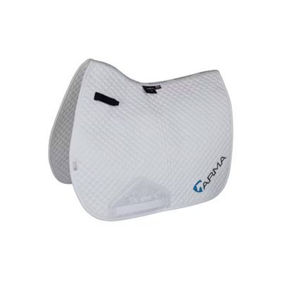 ARMA Shires Logo Horse GP Saddlepad White (15in - 16.5in) Price Comparisons | Compare The Build