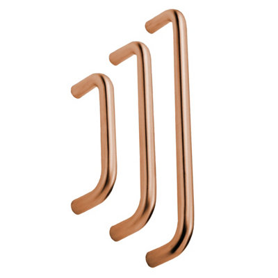 Armasmart 450x19mm Pull Handles - Anti-Viral, Anti-Bacterial, Anti-Tarnish, Copper Finish