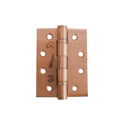 Armasmart Square Fire Rated Hinges - Anti-Viral, Anti-Bacterial, Anti-Tarnish, 102mm x 71mm