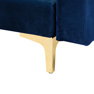 Armchair ABERDEEN Velvet Navy Blue