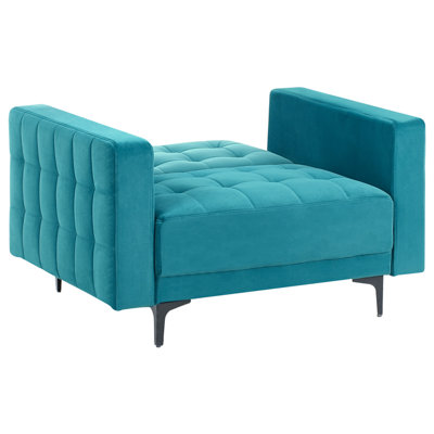 Armchair ABERDEEN Velvet Sea Blue