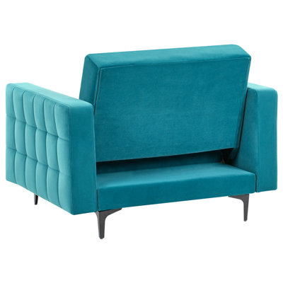 Armchair ABERDEEN Velvet Sea Blue
