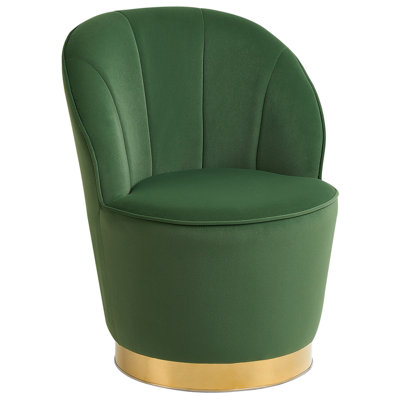 Armchair ALBY Velvet Dark Green