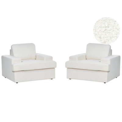 Armchair ALLA Boucle Off-White