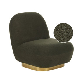 Armchair Boucle Dark Green LOVIISA