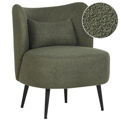 Armchair Boucle Dark Green OTSBY