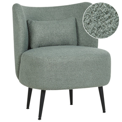 Armchair Boucle Light Green OTSBY