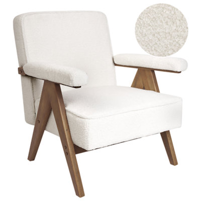 Armchair Boucle Off-White EVJE