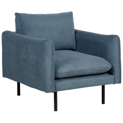 Armchair Chenille Blue VINTERBRO