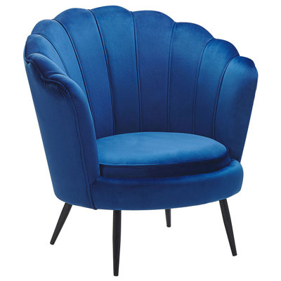 Armchair LOVIKKA Velvet Navy Blue