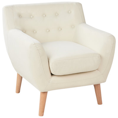 Armchair MOTALA Fabric Light Beige