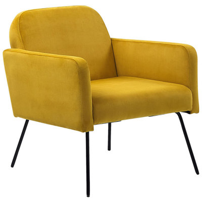 Armchair NARKEN Velvet Mustard